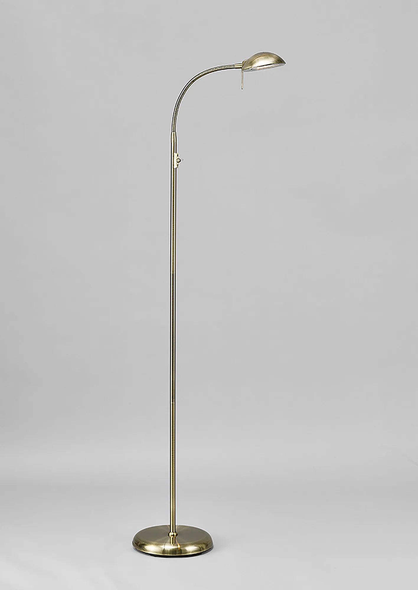 Bamberg 140cm Switched Floor Lamp 1 Light Antique Brass D0121  Deco Bamberg